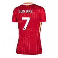 Camiseta Liverpool Luis Diaz #7 Primera Equipación para mujer 2024-25 manga corta